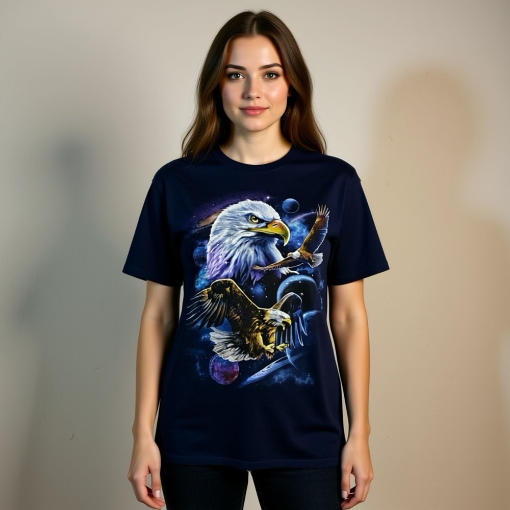 DOM GRAPHIC EAGLE SHIRT, LARGE